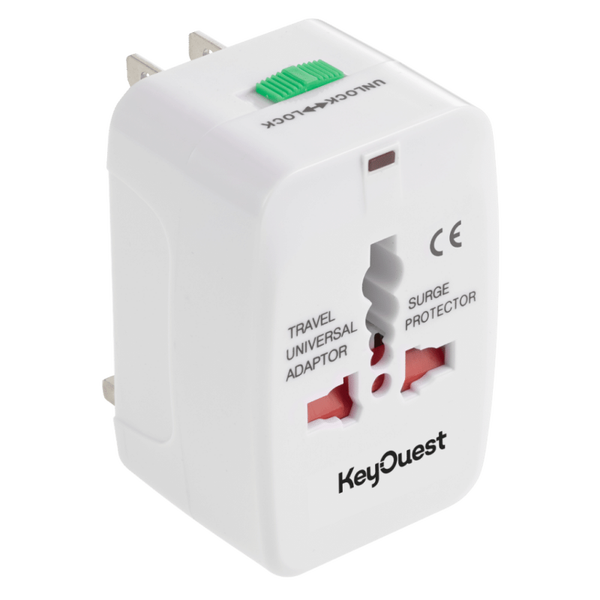 Adaptateur universel de voyage TRAVEL – 4 en 1 blanc