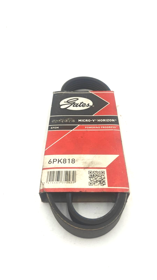 Courroie trapézoïdale à nervures GATES - 6PK818
