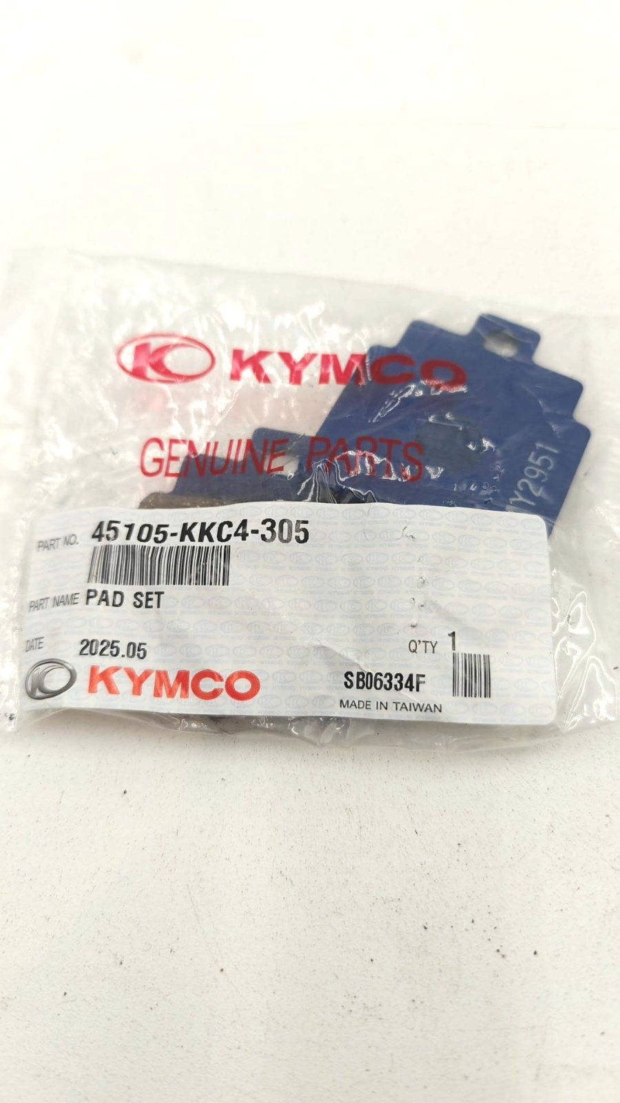 Plaquettes de frein KYMCO 45105-KKC4-305