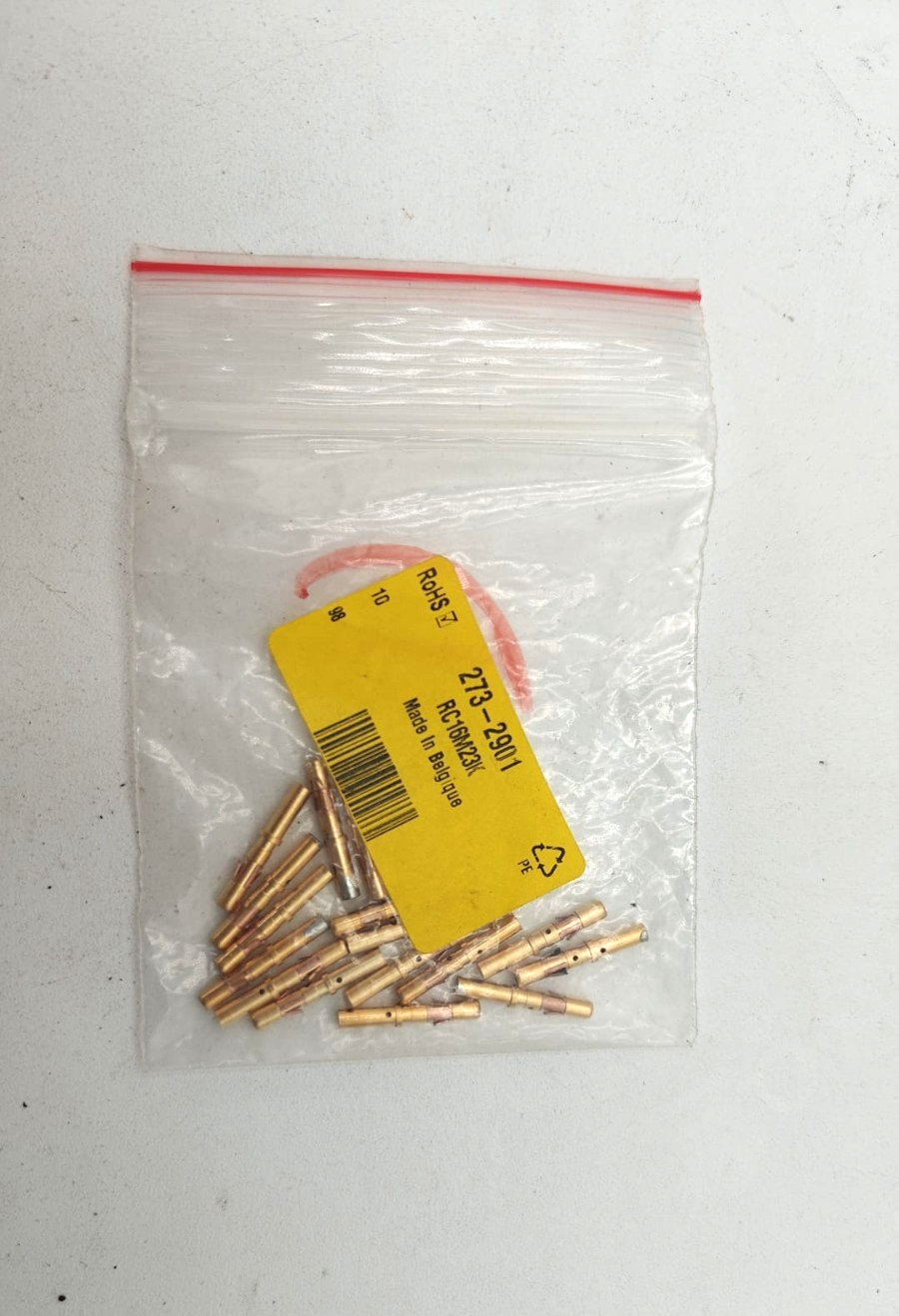 Contact pour connecteur cylindrique, série VGE1 Contact serti, taille 16 Femelle Souriau Sunbank by Eaton, 20/16 AWG