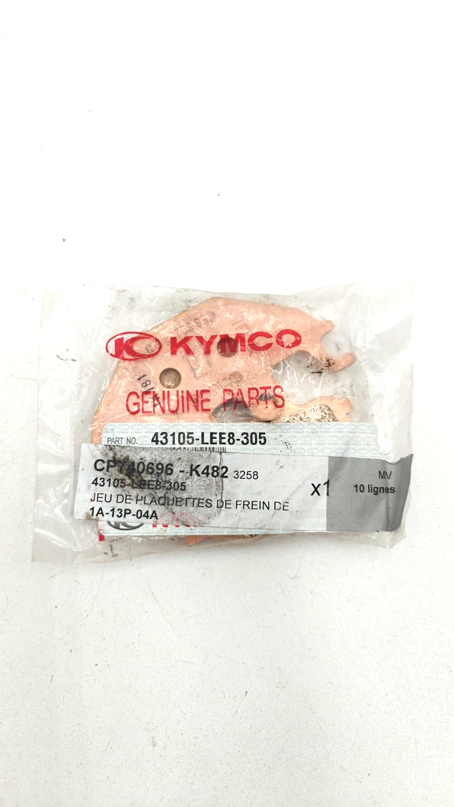Jeu de plaquettes de frein KYMCO 43105-LFE8-305