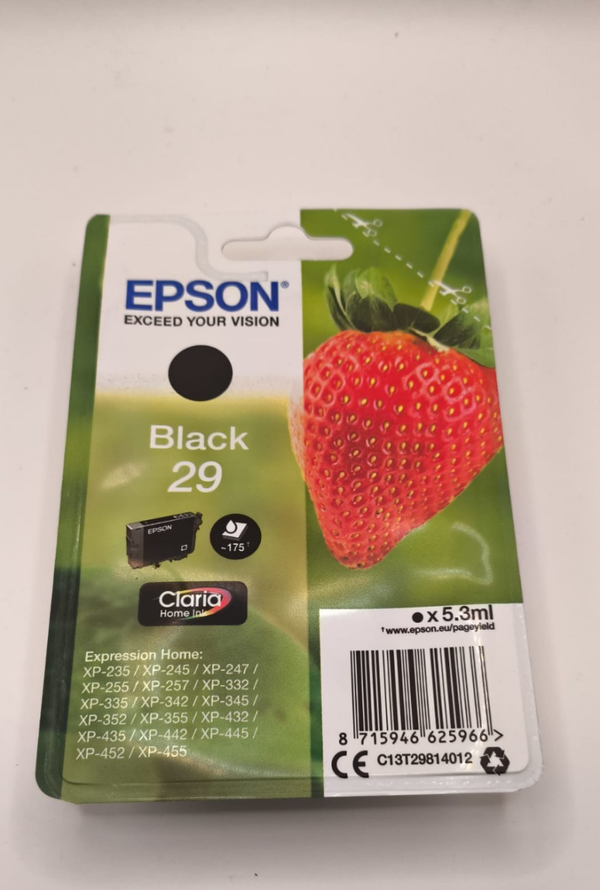 cartouche Epson 29 Black.