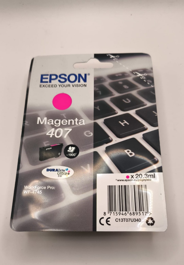 cartouche Epson 407  Magenta