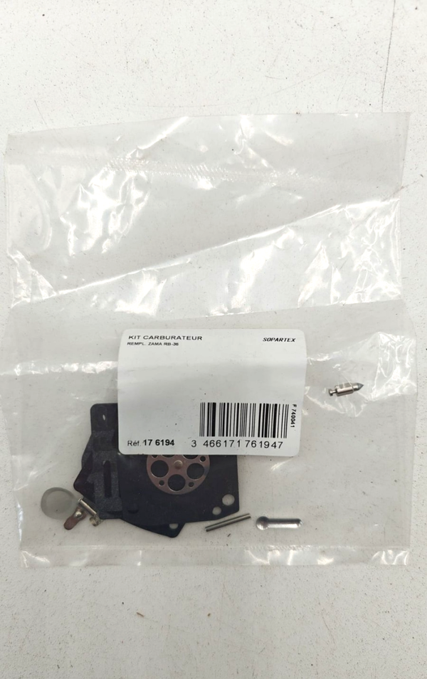 Kit carburateur rempl ZAMA RB-100 / 176155