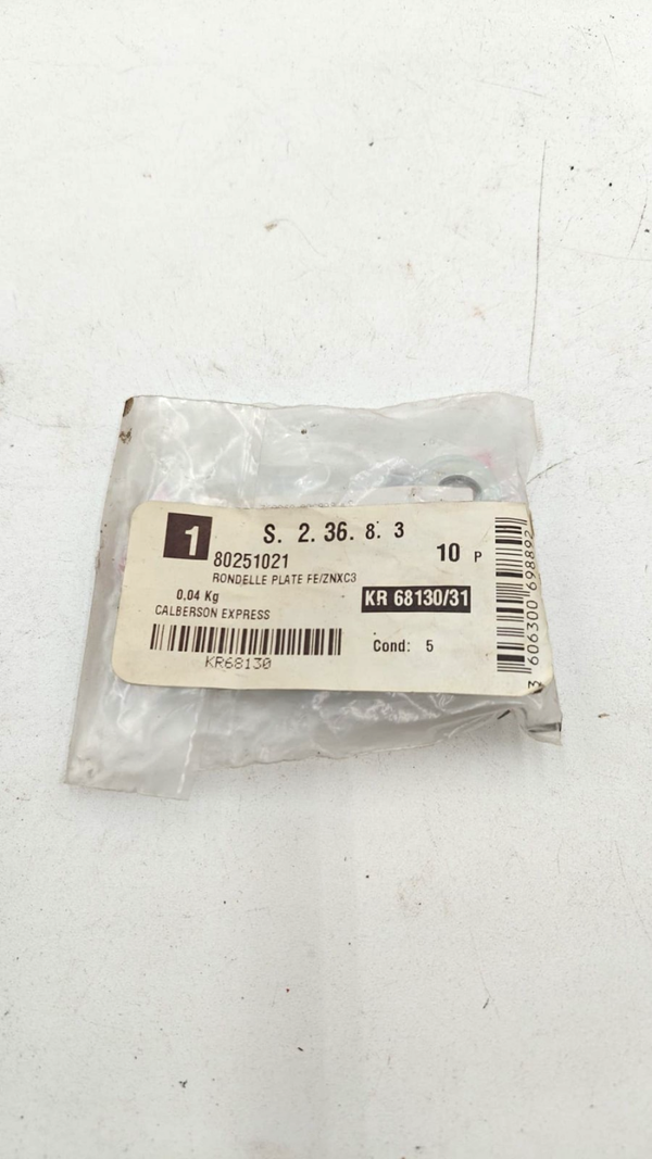 10x RONDELLE ZBC RÉF. 80251021 - KUHN