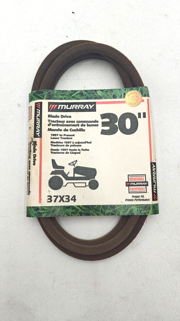 Courroie de tracteur avec commande d'entrainement de lame 30" - 37x24 MURRAY