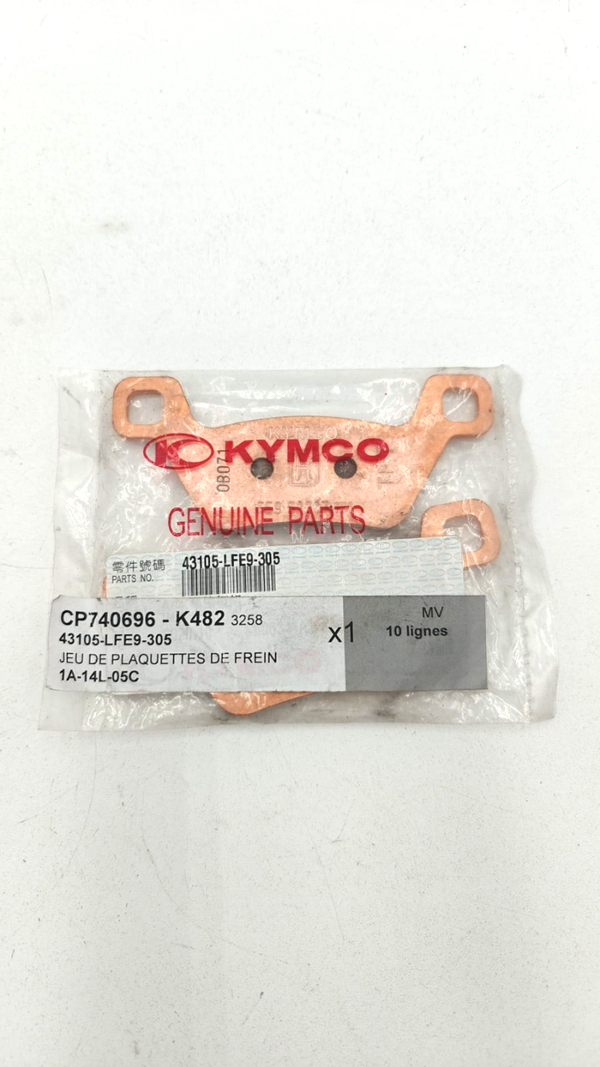 Jeu de plaquettes de frein KYMCO 43105-LFE9-305