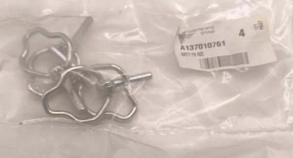 4 Goupilles de sécurité 6x25 Pour Quick-fit Kverneland Réf A137010761