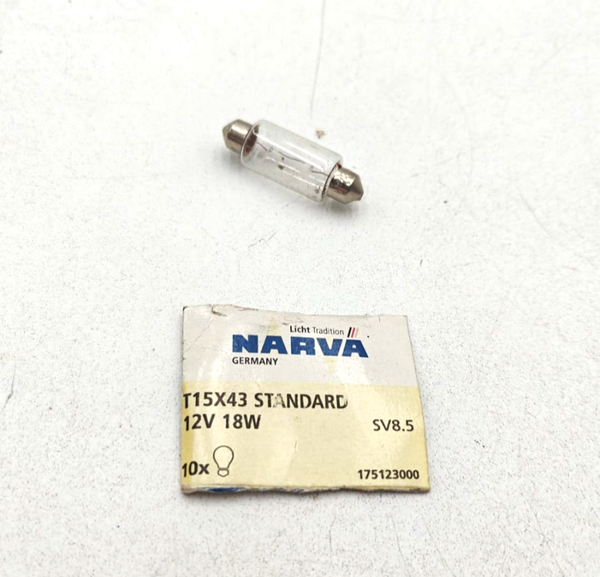 NARVA 175123000 Ampoule d'intérieur Lampe de feston, 12V, 18W