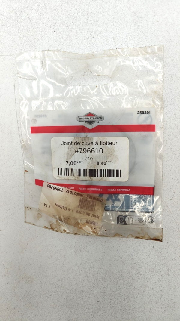 Joint de cuve à flotteur BRIGGS & STRATTON 796610