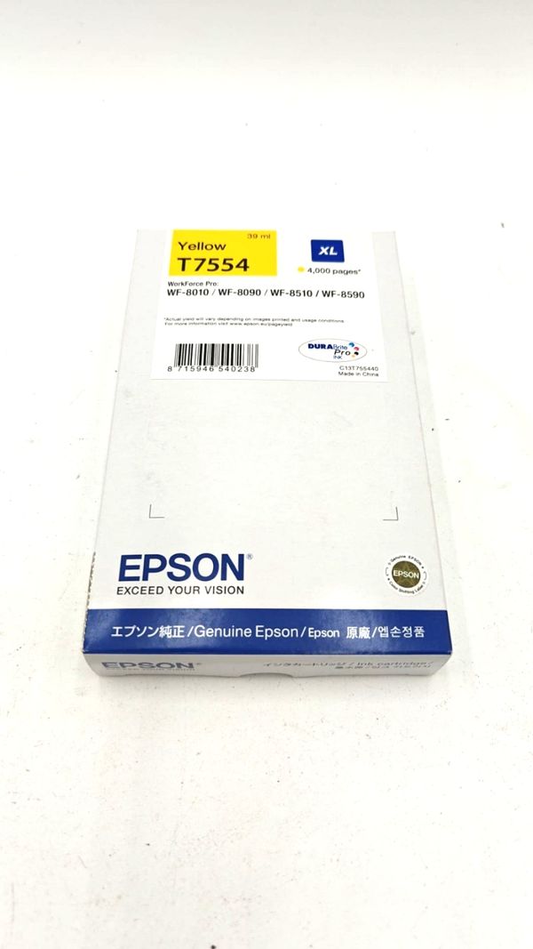 Epson T7554 - jaune - cartouche d'encre originale