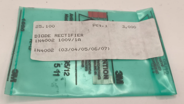1N4002 Diode RECTIFIER 1A 100V Redresseur