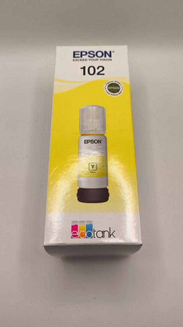 Cartouche d'encre EPSON Bouteille d'Encre Ecotank 102 yellow