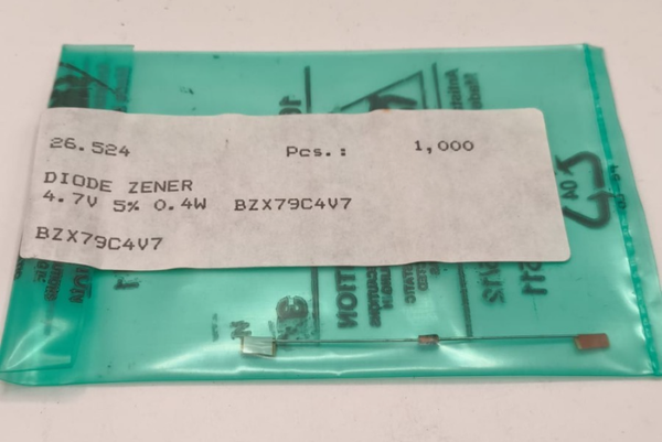 BZX79-C4V7. NXP Diode, Zener 500Mw 4.7V