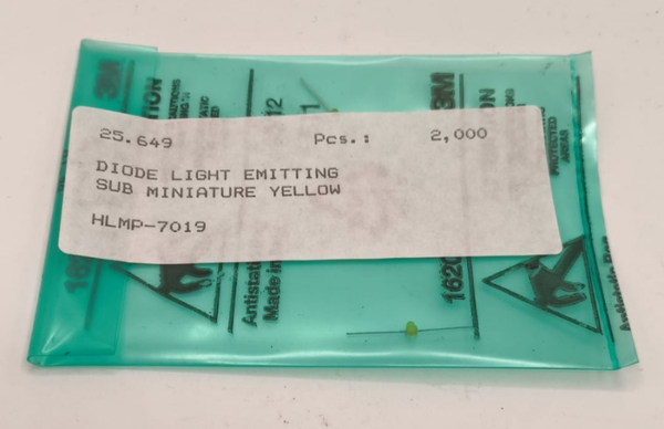 LED HLMP-7019- jaune 585 nm (2 pièces)