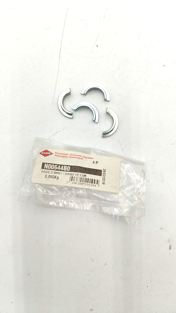 4x BAGUE ARRET RÉF. N00644B0 - KUHN