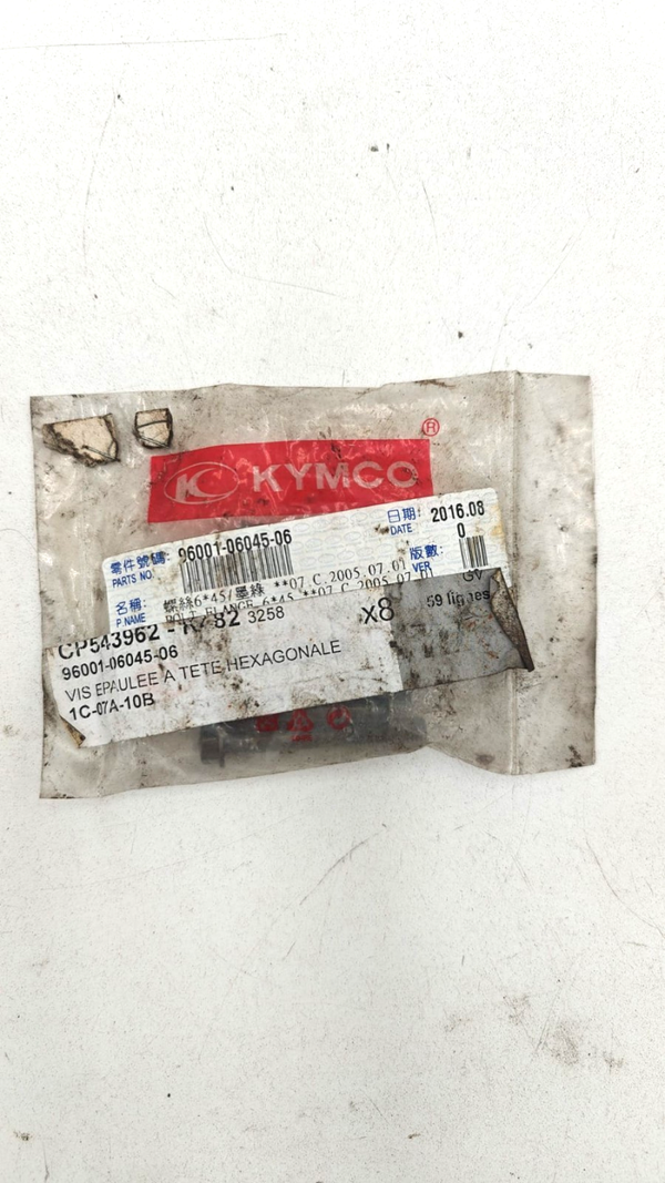 x8 Vis épaulée à tête hexagonale KYMCO - 96001-06045-06