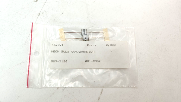 Neon bulb 90V/20KA/20A