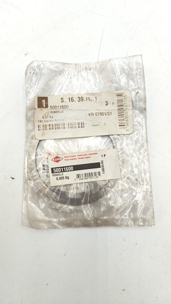 Rondelle 0.3 mm 50011600 Kuhn