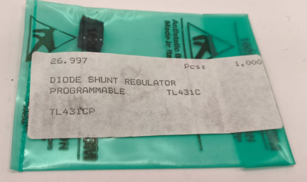 TL431CP Circuit Intégré Diode shunt regulator programmable