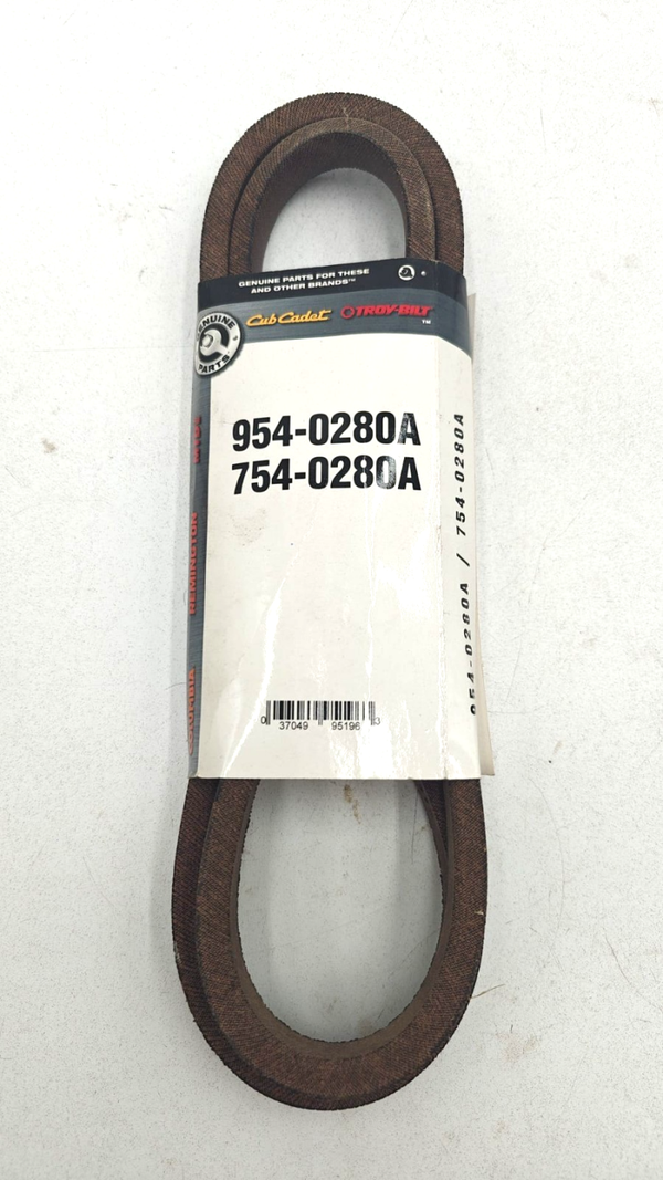 Courroie lisse trapézoïdale genuine 954-0280A, 7540280A