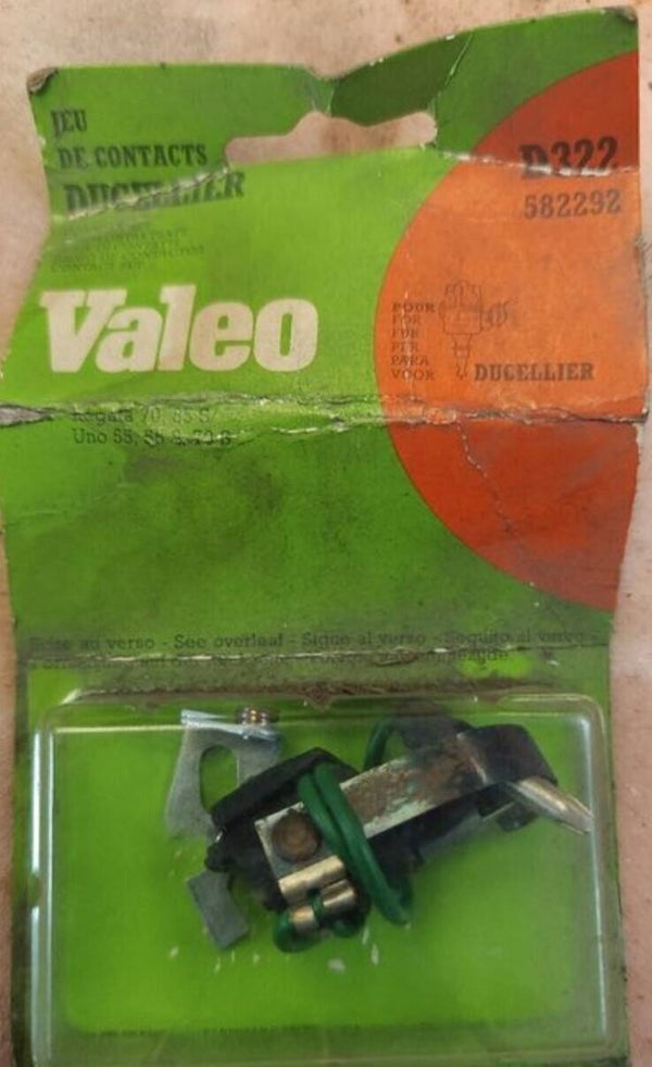 Référence Valeo D322 582292 Pour Fiat Uno et Regata pour Ducellier