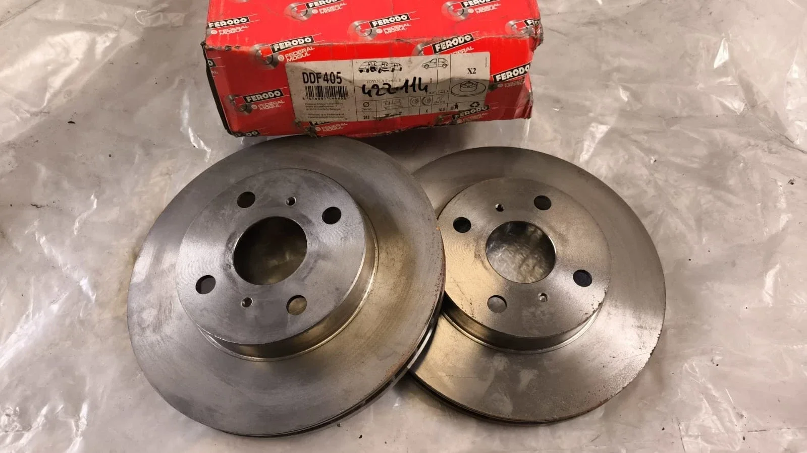 FERODO PREMIER DDF405 lot Disque de frein 243x22mm, 4x100, ventilé