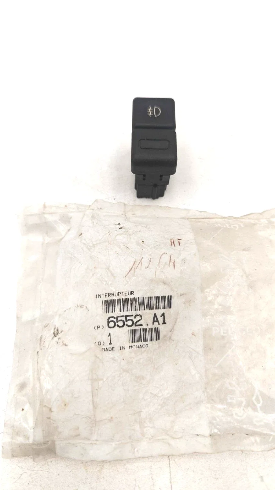 Peugeot 605 Interrupteur antibrouillard 6552A