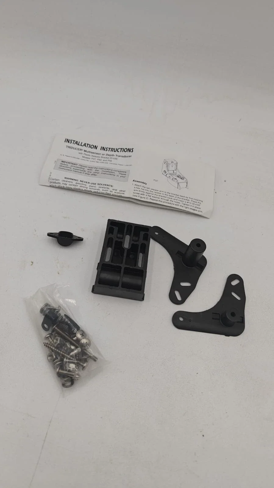 Support de sonde Airmar triducer P37, P52 et P55 ref 179-0401-102