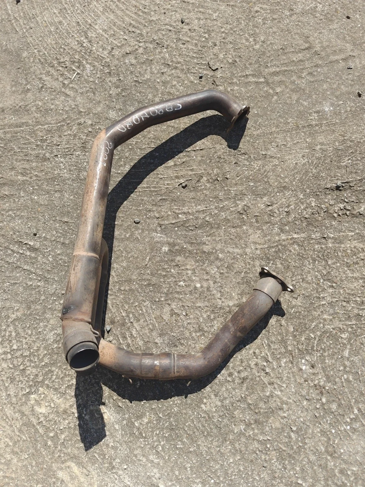 Collecteur Tuyau Échappement Silencieux Original Aprilia Caponord