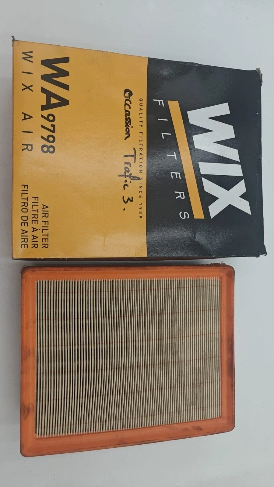WIX FILTERS WA9798 Filtre à air trafic 3 occasion