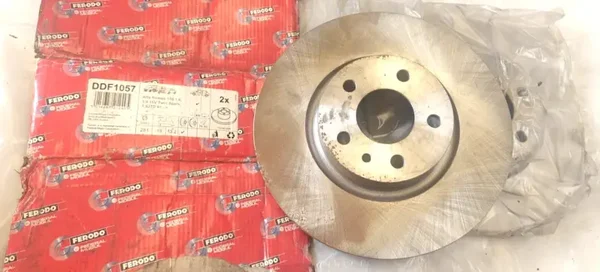 lot de 2 disque FERODO PREMIER DDF1057 Disque de frein  alfa 156  carton abimé