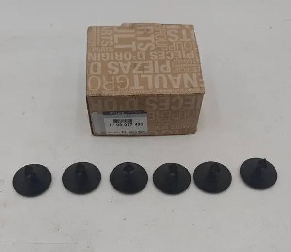 6 Clips Renault PARE BOUE CLIO KANGOO LAGUNA MEGANE SCENIC MODUS 7703077435