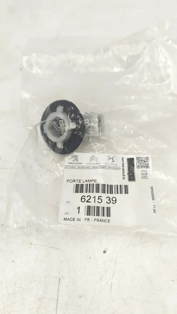 Porte lampe original PSA 6215 39 621539 Peugeot 206 feu antibrouillard arrière