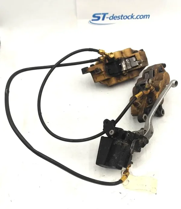 Paire d'étrier de frein+ poignée maître cylindre Kawasaki ZX12R 2001
