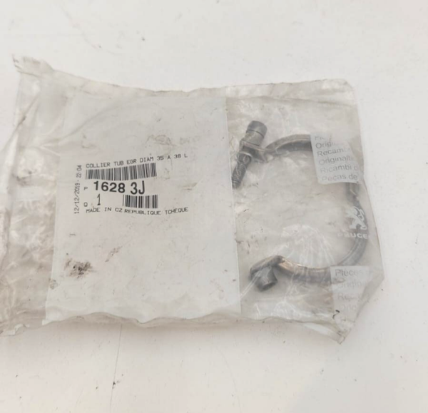 Attache vanne EGR, collier Citroen (16283J) tube EGR Diam 35 à 38