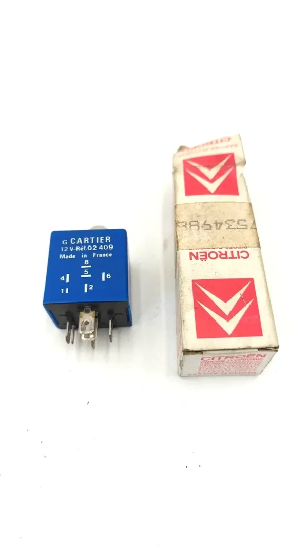 Relais G.CARTIER 02409 , 12V, G.CARTIER 02 409 Peugeot Citroën
