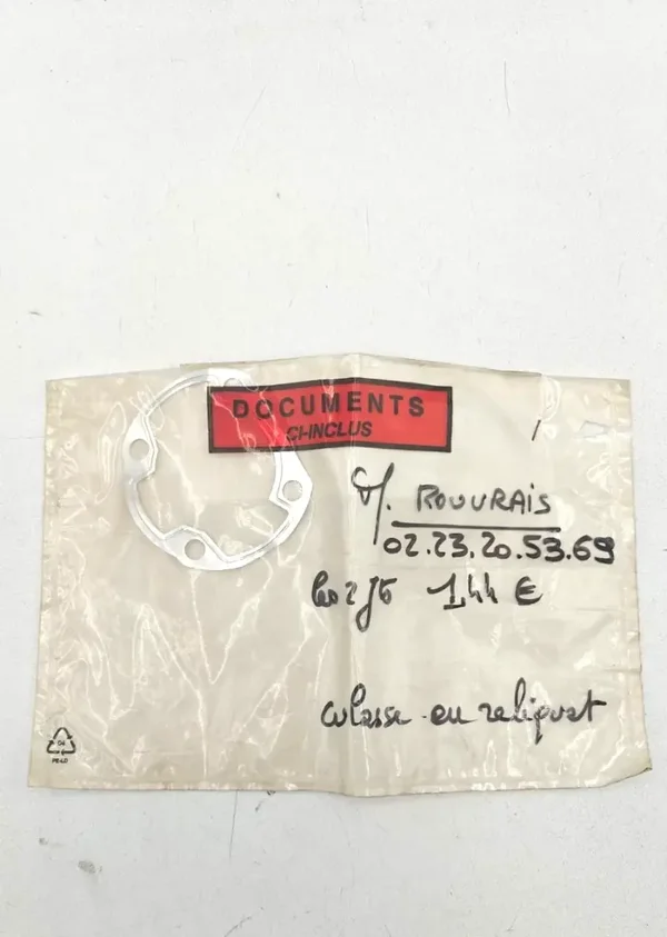 Joint D'Étanchéité Aluminium Base Cylindre Pour Piaggio Velofax 50 (409592)