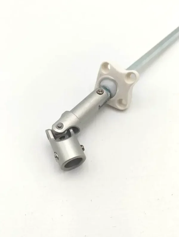 Sortie de caisson hexagonale 7 mm - Diam tige 12mm alu - 3 trous