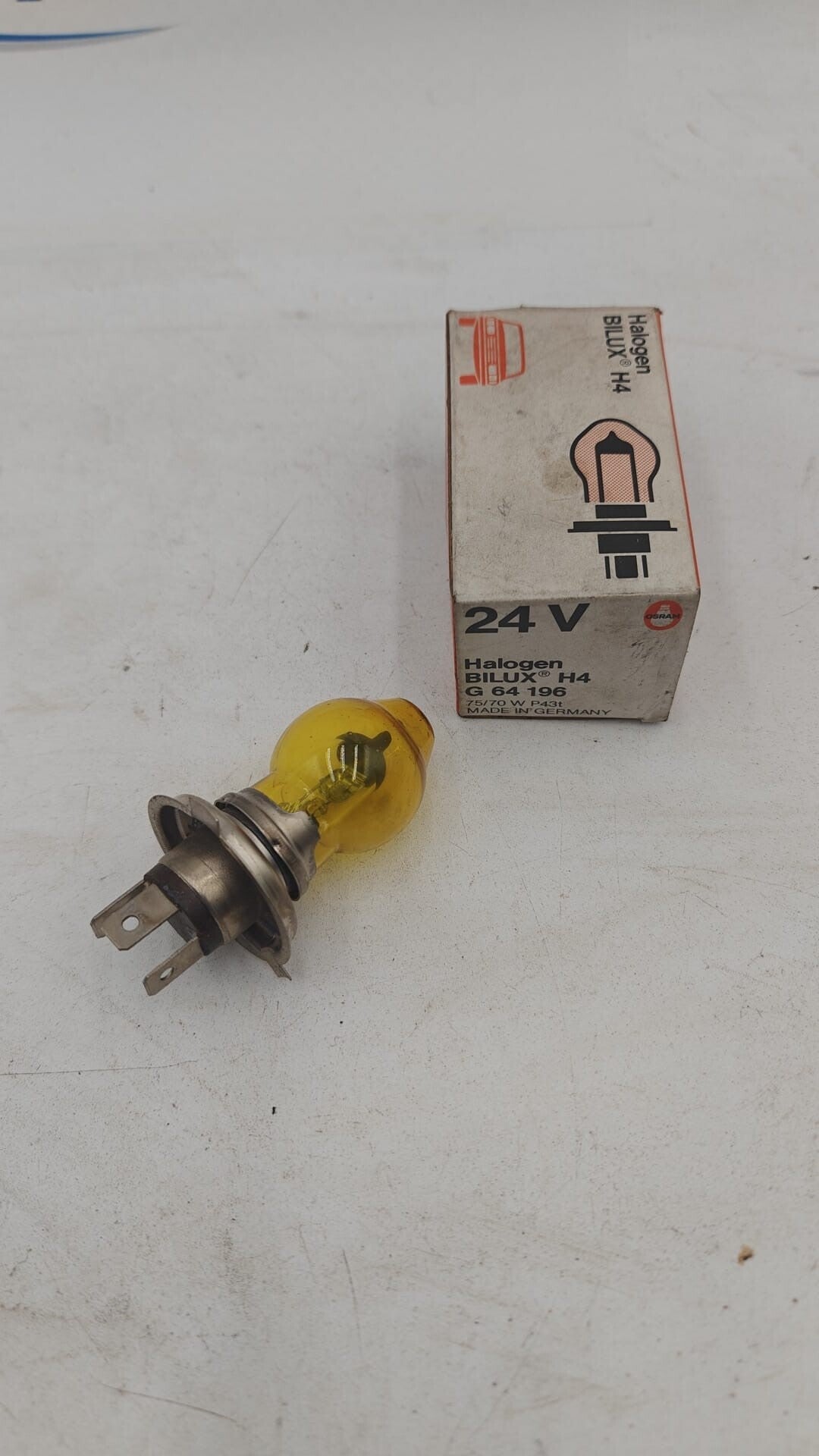 Ampoule osram 24V 75/70 H4 Halogène BILUX G64196 P43T