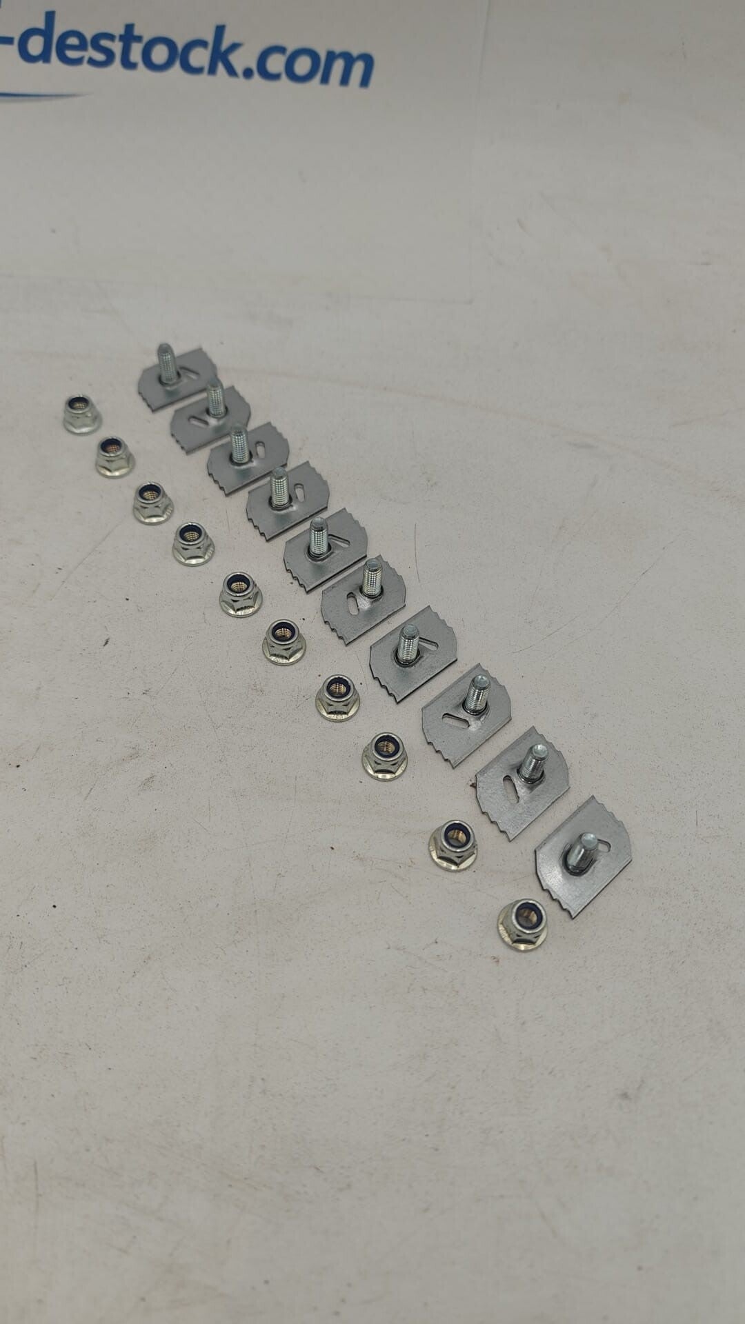 Lot de 10 Clameau quart de tour à griffes 30 x 20 mm