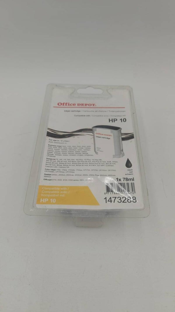 Cartouche Office dépôt compatible HP 10 noir 78ml