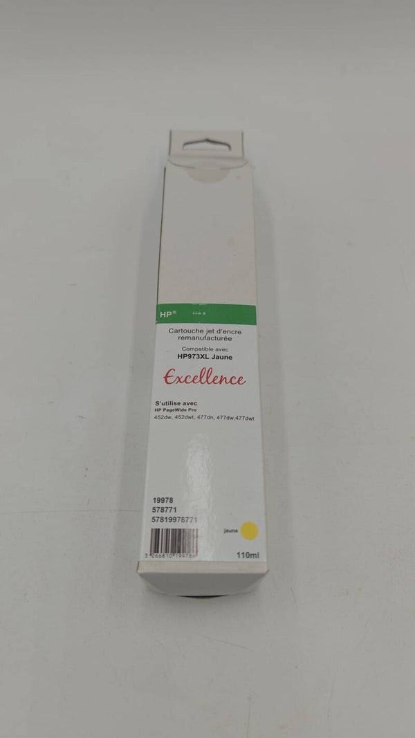 Cartouche jet d'encre remanufacturée compatible HP973XL jaune