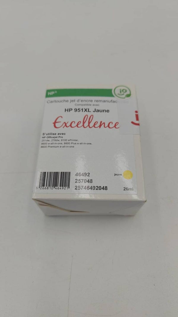 Cartouche jet d'encre remanufacturée compatible HP 951 XL jaune 26ml