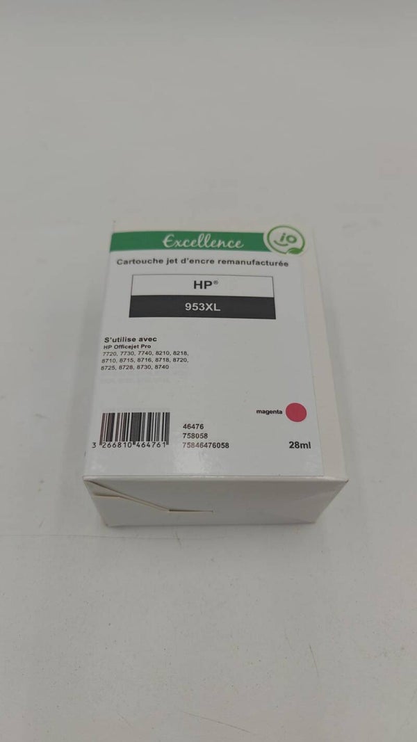Cartouche jet d'encre remanufacturée compatible HP 953 XL Magenta 28ml