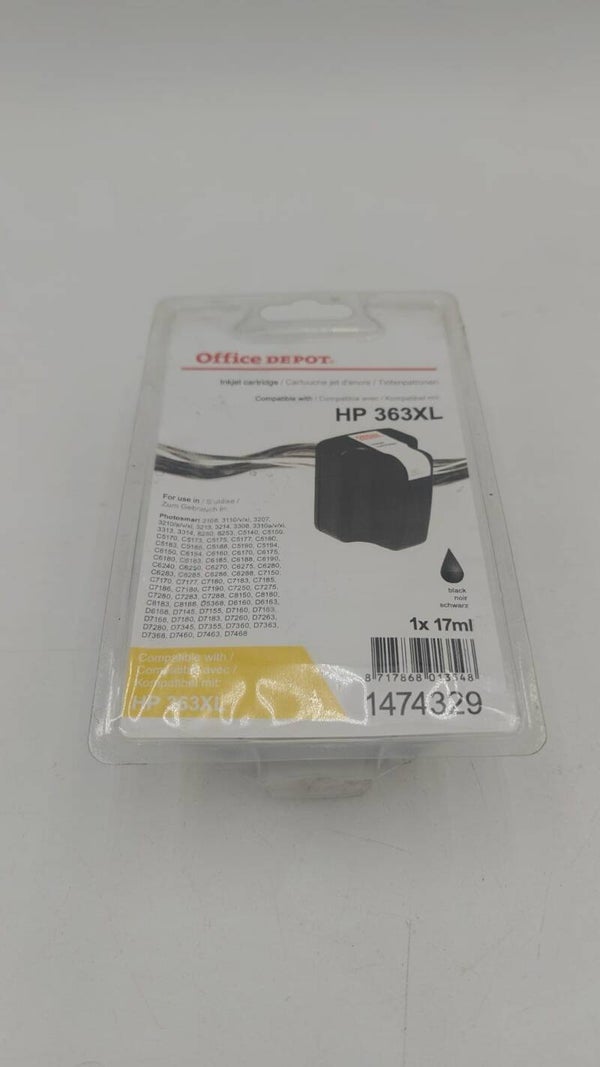 Cartouche jet d'encre compatible HP 363XL noir