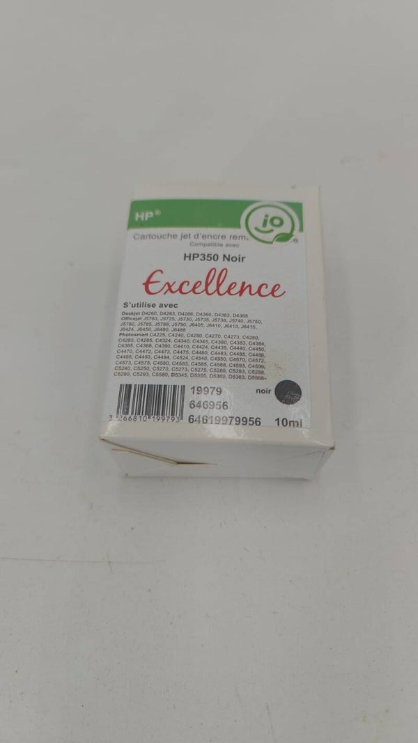 Cartouche jet d'encre remanufacturée compatible HP350 noir 10ml