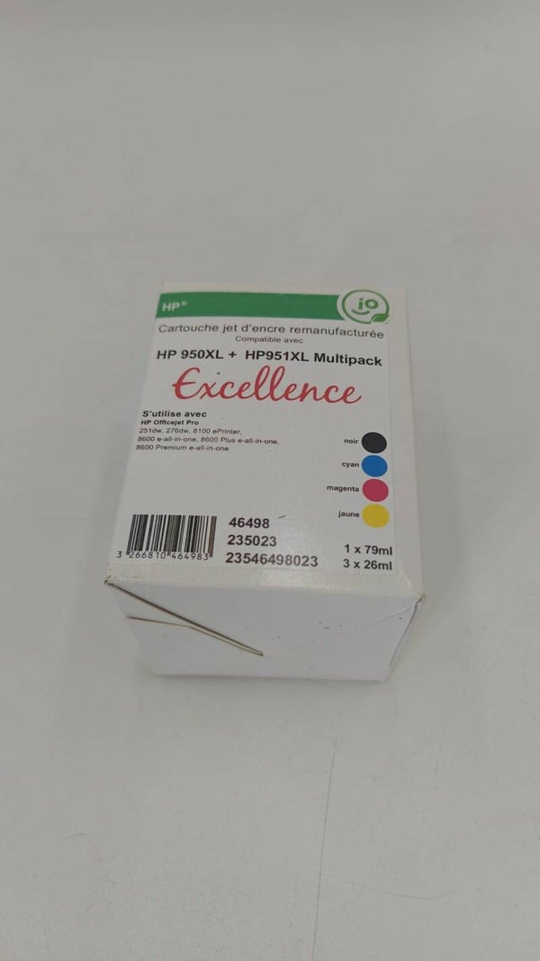 Cartouche jet d'encre remanufacturée compatible HP950XL + HP951XL multipack