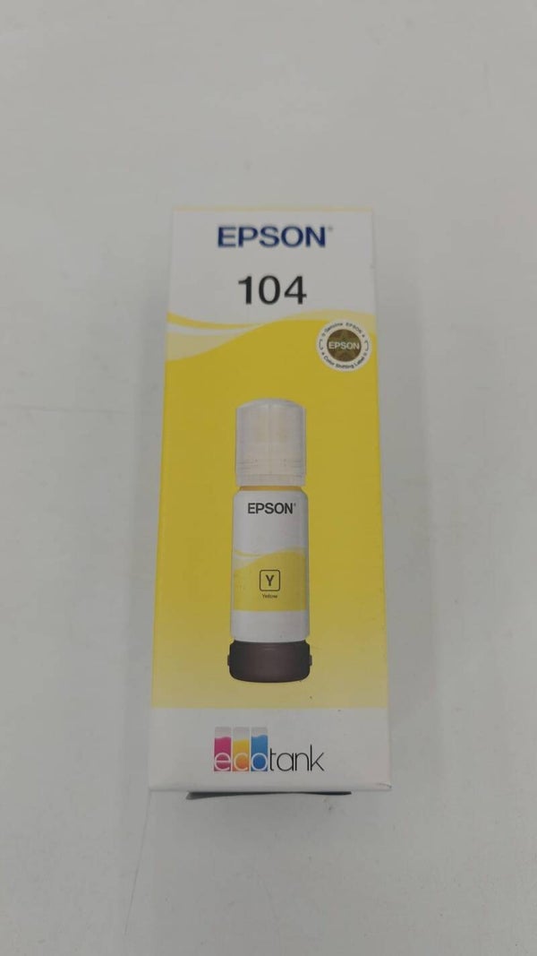 Bouteille d'encre ecotank Epson 104 jaune