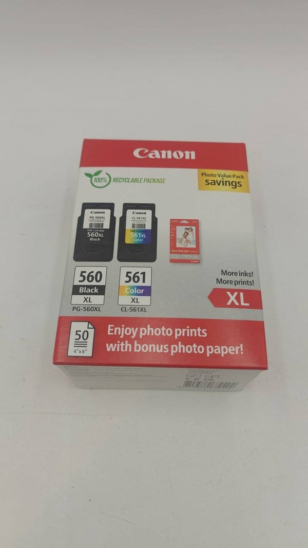Canon PG-560 / CL-561 multipack noir et couleur (d'origine)